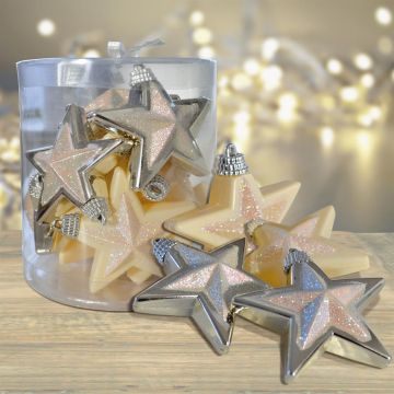 CHRISTMAS STARS  65 mm Goud onbreekbaar