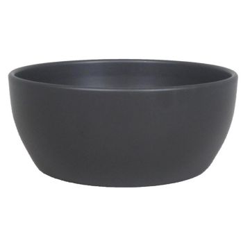 Schaal Boule Antraciet Mat D24,5H9,5cm Schaal Boule Antraciet Mat D24,5H9,5cm