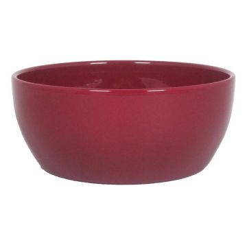 Schaal Boule WijnRood D24,5H9,5cm