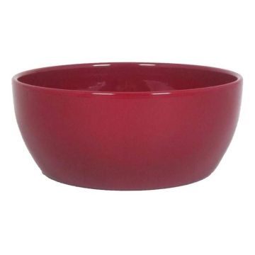 Schaal Boule WijnRood D24,5H9,5cm