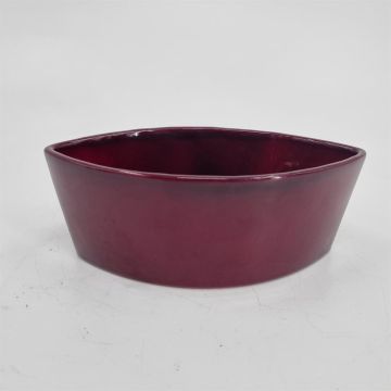 Oval schaal Bordeaux 17 cm
