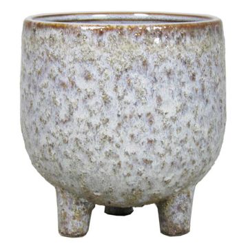 15.341 Pot op voet sierra living grijs 13 cm