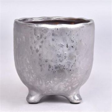 20084_st tropez mat zilver pot 11x11cm