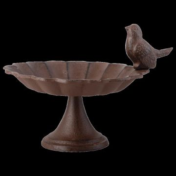 FB164 Vogelbad op voet gietijzer