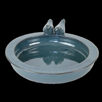 FB488 Petrol rond vogelbad