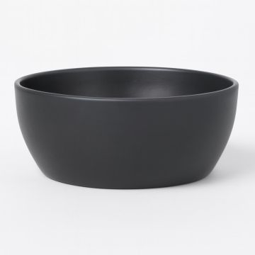 Schaal Boule Antraciet Mat D24,5H9,5cm