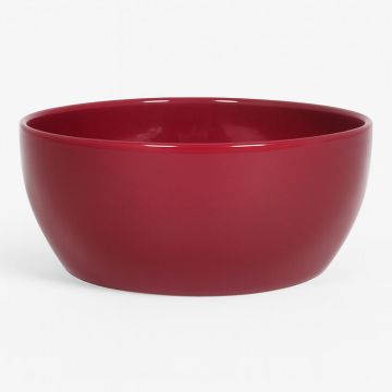 Schaal Boule WijnRood D24,5H9,5cm